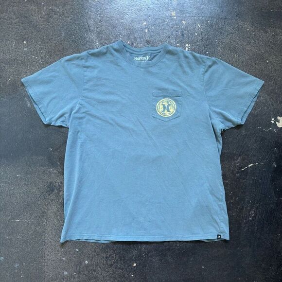 Hurley Men’s Short Sleeve Pocket T-Shirt Size 2XL Premium Fit Classic Logo - Picture 1 of 12